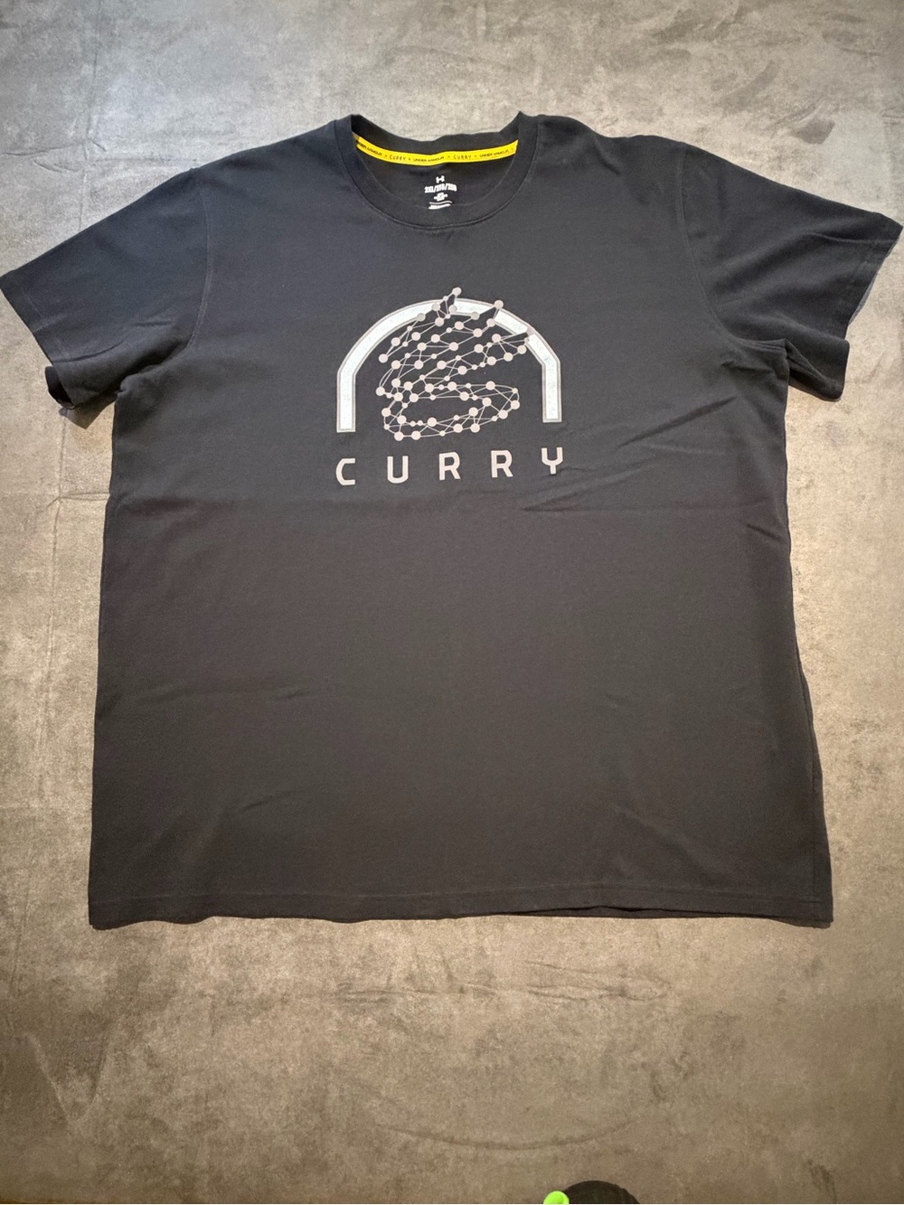 Under Armour Black Curry Short Sleeve Graphic Tee